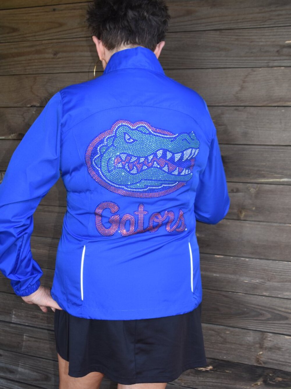 Florida Gators rhinestone lightweight jacket sizes   XS S M L XL 2X 3X
